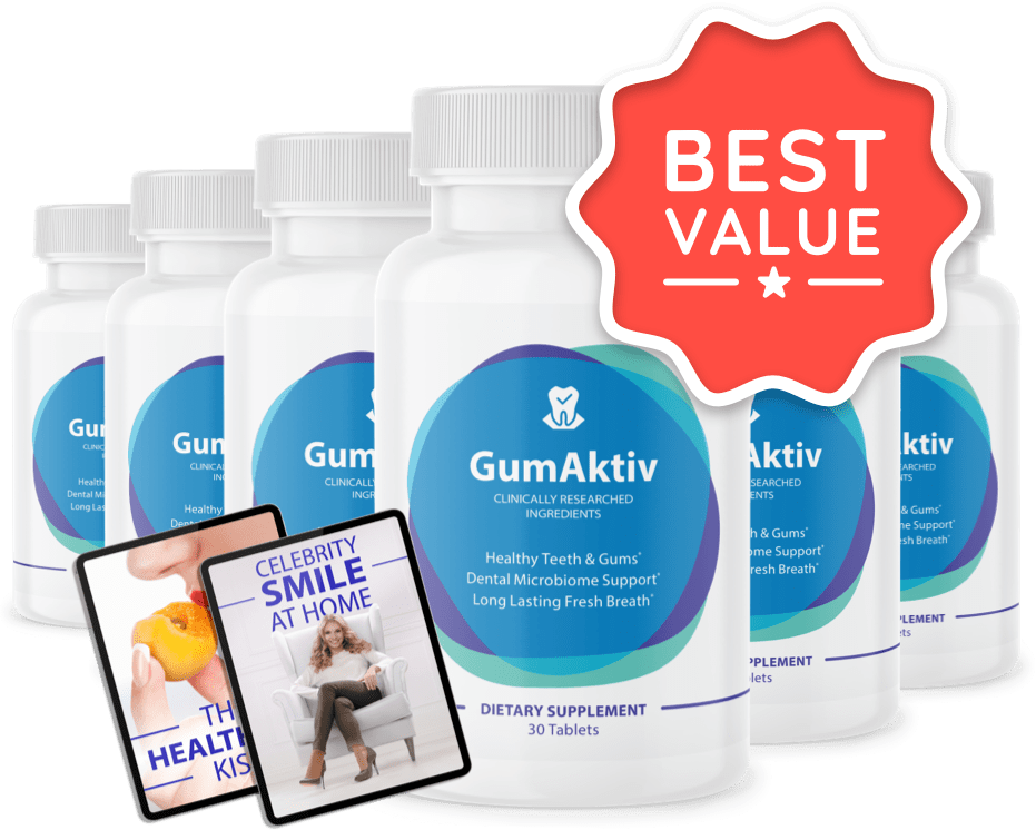 GumAktiv 6 Bottles pack