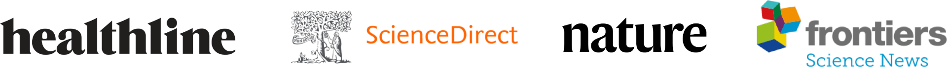 Healthline, ScienceDirect, Nature and Frontiers Science News